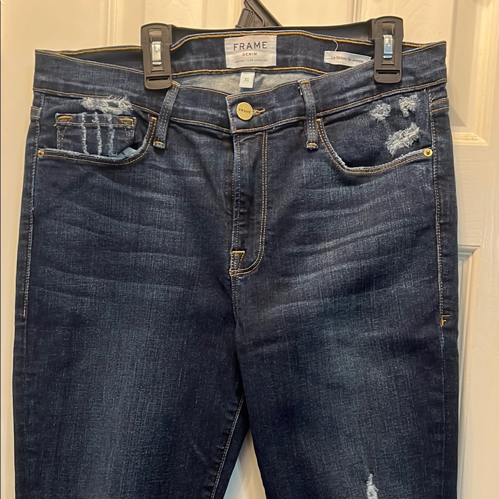 Frame Denim Women's Dark Blue Skinny Jeans